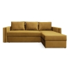 Угловой диван Лунден Горчичный
