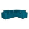 Диван угловой Варберг Бирюзовый велюр