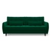 Диван прямой Ультра Изумрудный велюр