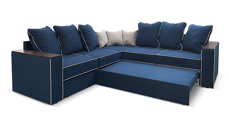 Угловой диван с полкой в углу Кируна, рис.7