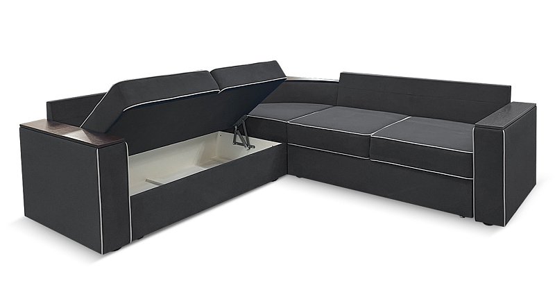 Угловой диван с полкой в углу Кируна, рис.5