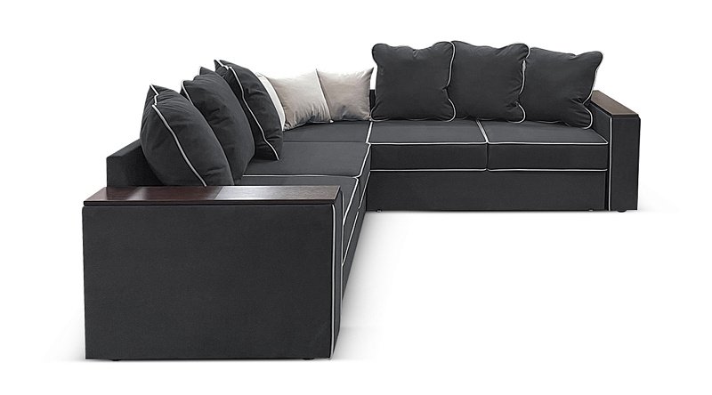 Угловой диван с полкой в углу Кируна, рис.2