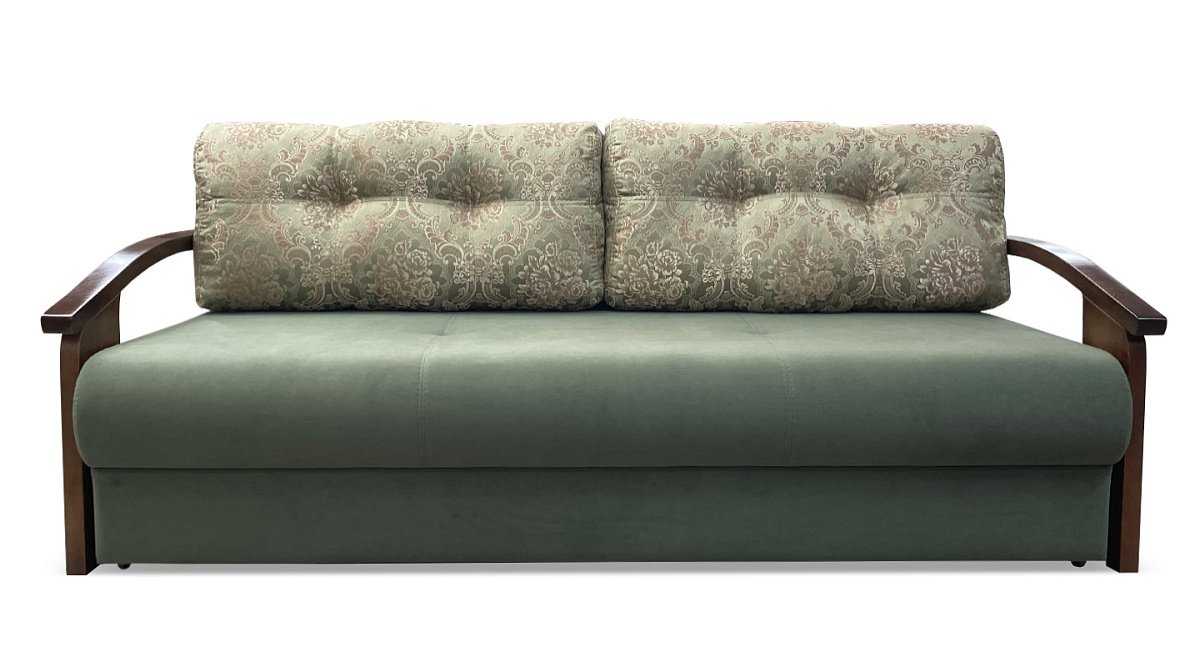 Прямой диван Анкона Д Зеленый