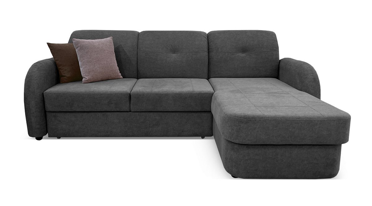 Угловой диван Ника Графит