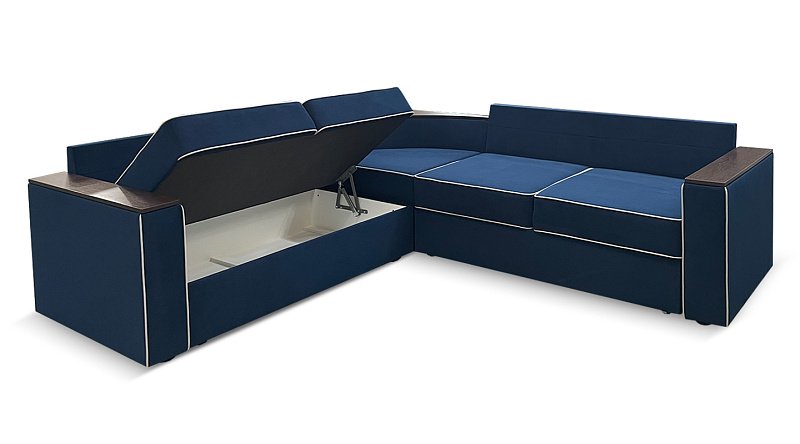 Угловой диван с полкой в углу Кируна, рис.5