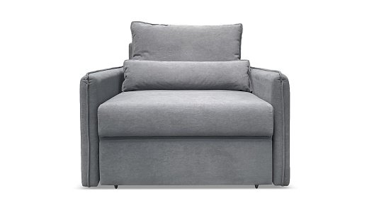 Кресло-кровать Рейн  Серый велюр